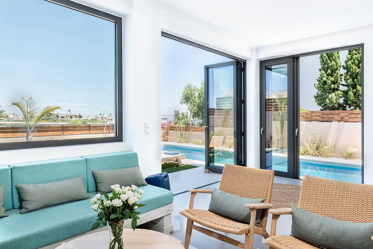 Fos Villa, A Luxe House With Private Heated Pool Galatás Buitenkant foto